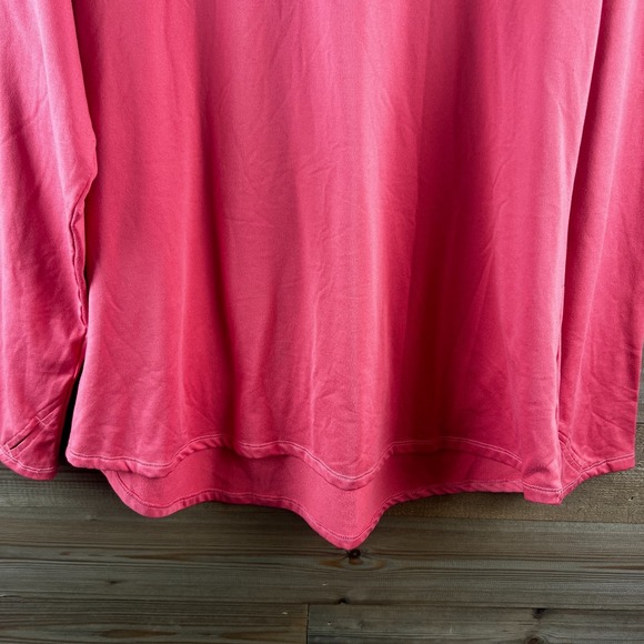 Climate Right Cuddl Duds Womens Shirt Long Sleeve Base Layer Thumbholes Pink XXL - Picture 3 of 7